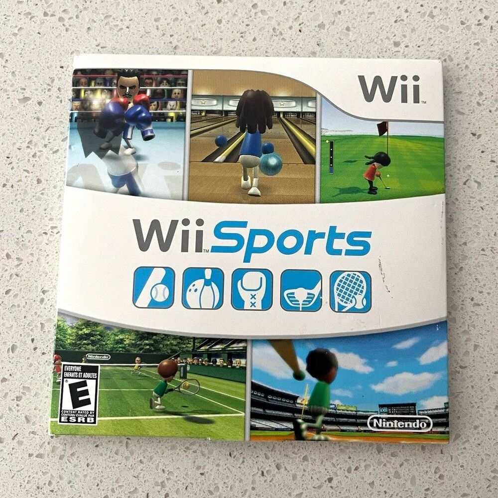 Nintendo Wii Sports for Nintendo Wii w/ Case & Manual, Multiplayer, NTSC-U/C